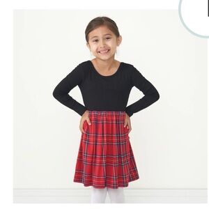 Little Sleepies plaid ribbed dress 2T